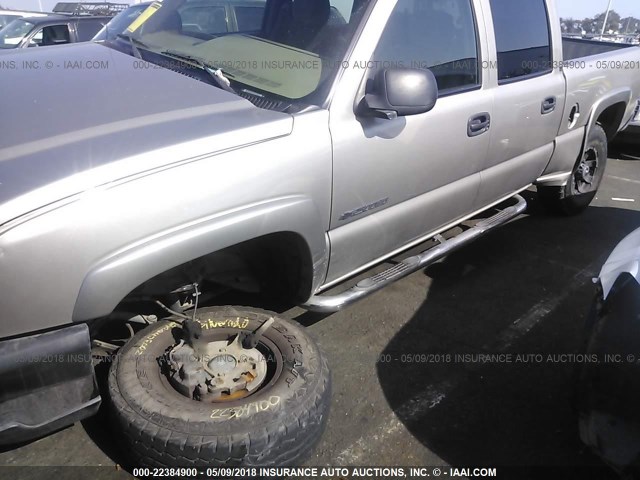1GCHC23U53F156539 - 2003 CHEVROLET SILVERADO C2500 HEAVY DUTY GRAY photo 6