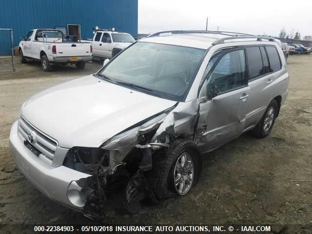 JTEEP21A070199710 - 2007 TOYOTA HIGHLANDER SPORT/LIMITED SILVER photo 2