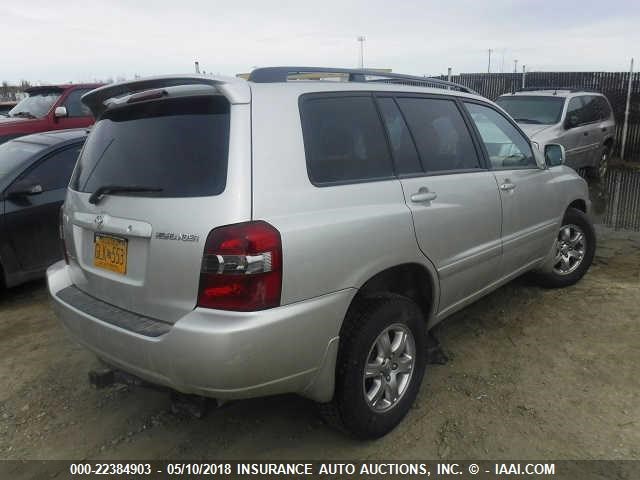 JTEEP21A070199710 - 2007 TOYOTA HIGHLANDER SPORT/LIMITED SILVER photo 4