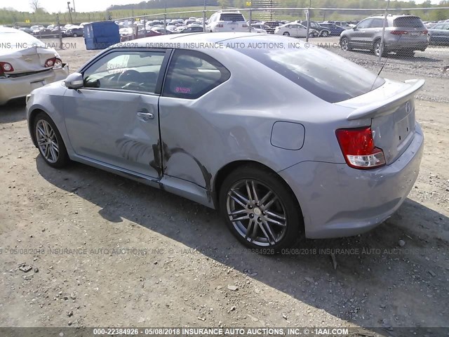JTKJF5C75C3024704 - 2012 TOYOTA SCION TC 灰色 照片 3