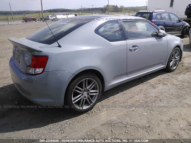 JTKJF5C75C3024704 - 2012 TOYOTA SCION TC 灰色 照片 4