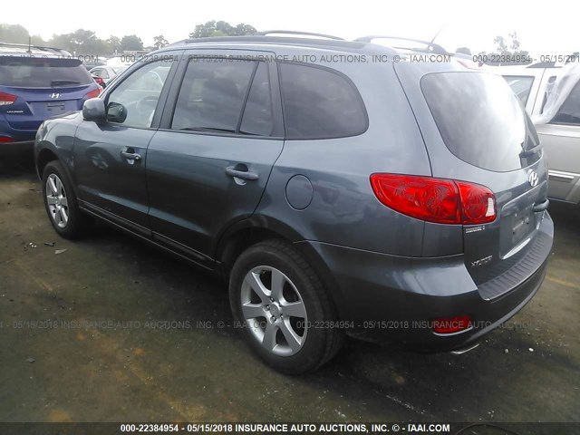 5NMSH13E69H322590 - 2009 HYUNDAI SANTA FE SE/LIMITED GRAY photo 3