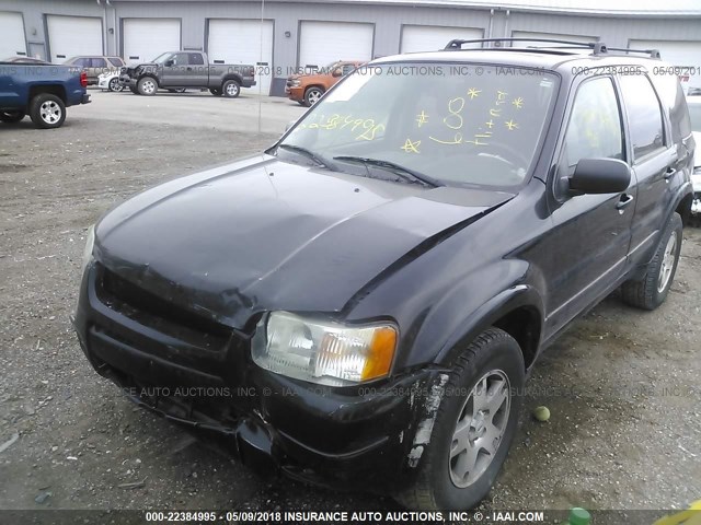 1FMCU04133KC97659 - 2003 FORD ESCAPE LIMITED BLACK photo 2