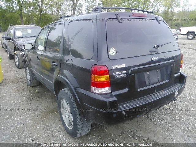 1FMCU04133KC97659 - 2003 FORD ESCAPE LIMITED BLACK photo 3