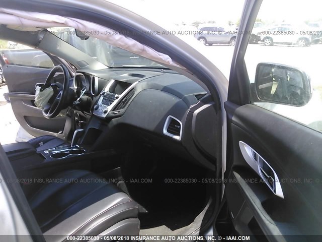 2GNFLGEK8D6374039 - 2013 CHEVROLET EQUINOX LTZ SILVER photo 5