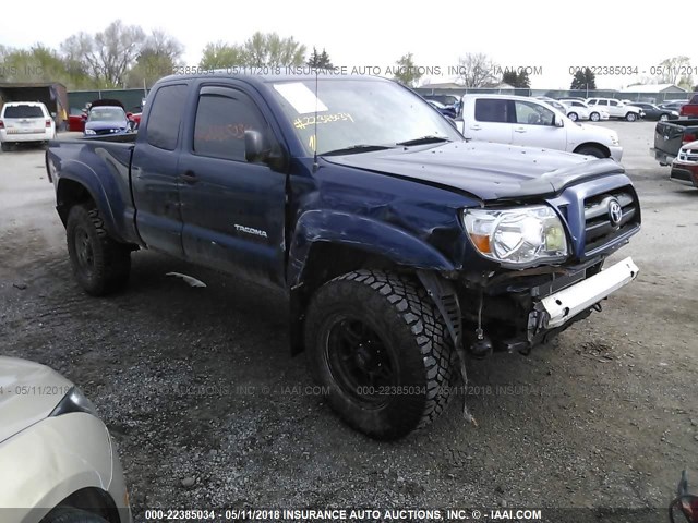 5TEUU42N58Z492672 - 2008 TOYOTA TACOMA ACCESS CAB Көк фото 1