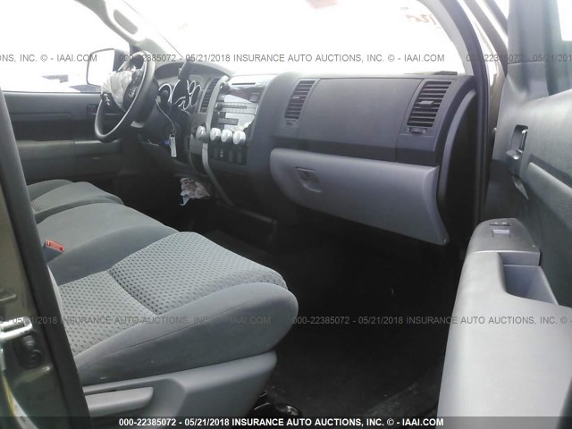 5TFUM5F18DX045672 - 2013 TOYOTA TUNDRA DOUBLE CAB SR5 BEIGE photo 5