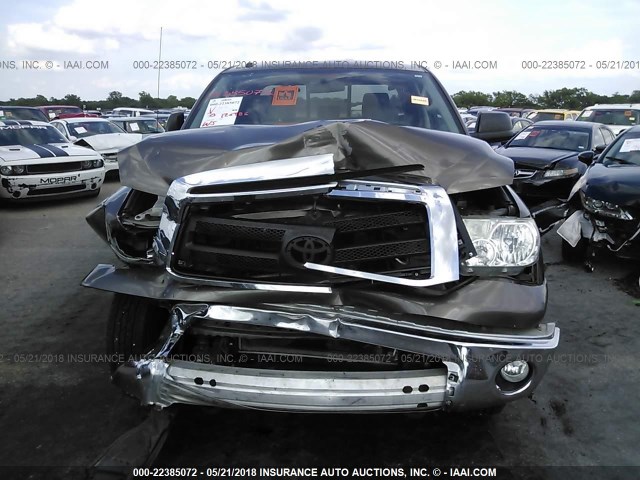 5TFUM5F18DX045672 - 2013 TOYOTA TUNDRA DOUBLE CAB SR5 BEIGE photo 6