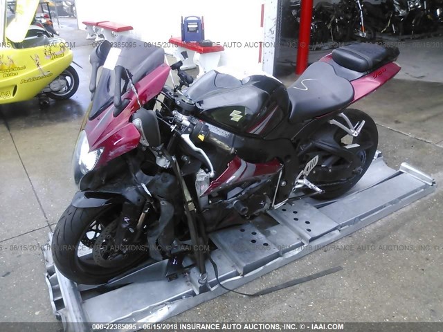 JS1GR7KA862100616 - 2006 SUZUKI GSX-R750 K6 RED photo 2