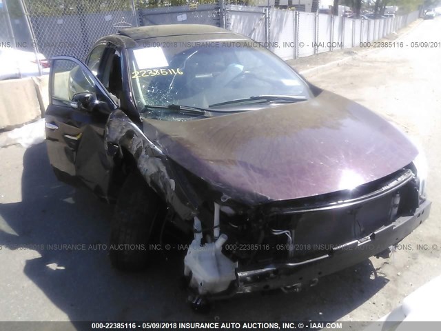 1N4AA5AP4EC455472 - 2014 NISSAN MAXIMA S/SV BURGUNDY photo 1