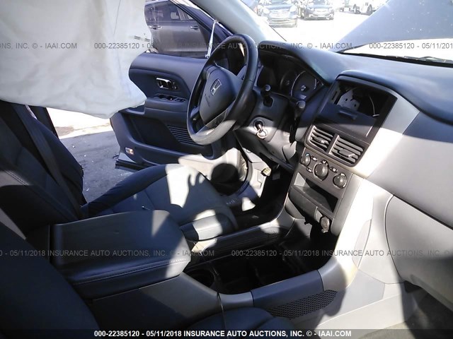 5FNYF28146B048847 - 2006 HONDA PILOT LX GRAY photo 5