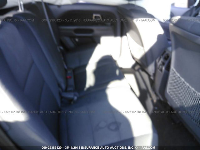 5FNYF28146B048847 - 2006 HONDA PILOT LX GRAY photo 8