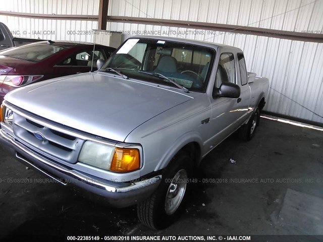 1FTCR15X8TPA05733 - 1996 FORD RANGER SUPER CAB SILVER photo 2