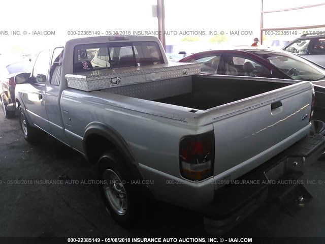 1FTCR15X8TPA05733 - 1996 FORD RANGER SUPER CAB SILVER photo 3