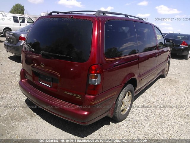 1GHDX03E7YD274797 - 2000 OLDSMOBILE SILHOUETTE MAROON photo 4