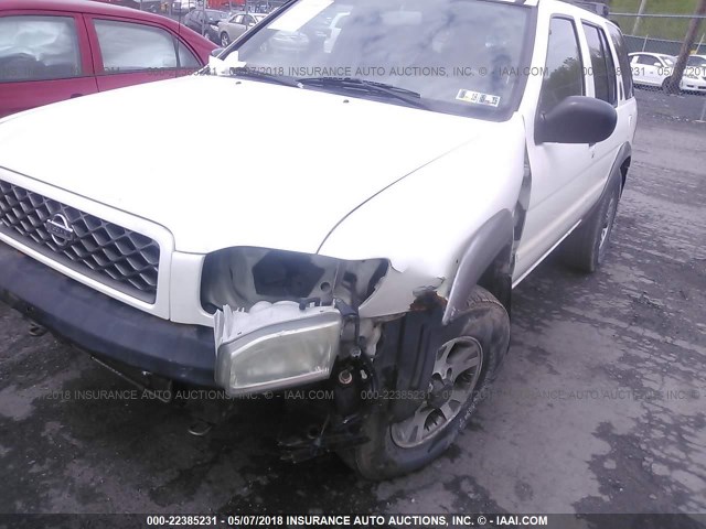 JN8DR09Y61W597674 - 2001 NISSAN PATHFINDER LE/SE/XE WHITE photo 6