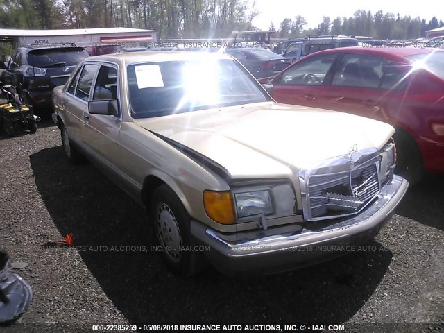 WDBCA35D9JA375581 - 1988 MERCEDES-BENZ 420 SEL BROWN photo 1