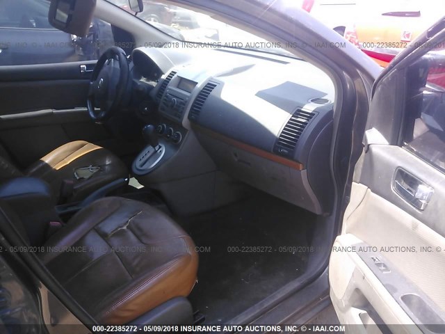 3N1AB61E78L671047 - 2008 NISSAN SENTRA 2.0/2.0S/2.0SL BROWN photo 5