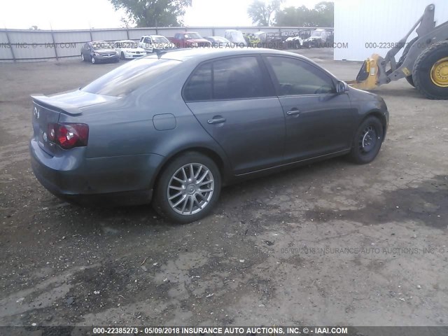 3VWRA71K08M161631 - 2008 VOLKSWAGEN JETTA WOLFSBURG GRAY photo 4