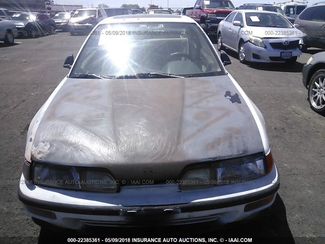 JH4DA9358PS005597 - 1993 ACURA INTEGRA LS WHITE photo 6