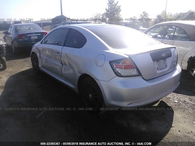 JTKDE167260087639 - 2006 TOYOTA SCION TC 银色 照片 3