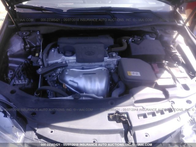4T1BF1FK8HU433538 - 2017 TOYOTA CAMRY LE/XLE/SE/XSE GRAY photo 10