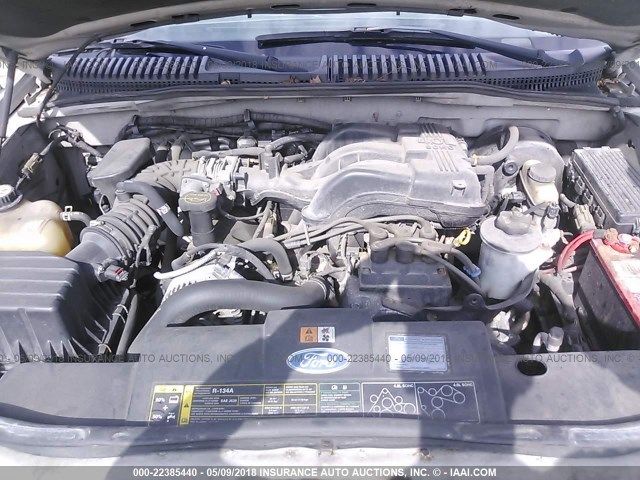 1FMZU73K34UA35997 - 2004 FORD EXPLORER XLT/XLT SPORT/NBX 银色 照片 10