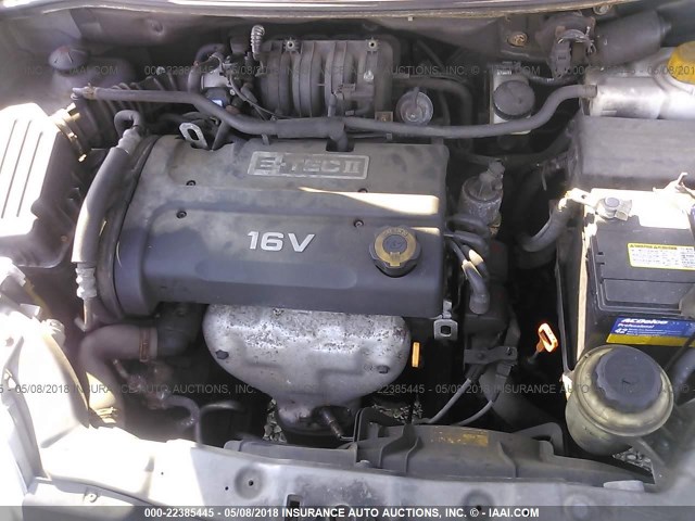 KL1TD66648B036216 - 2008 CHEVROLET AVEO LS GRAY photo 10