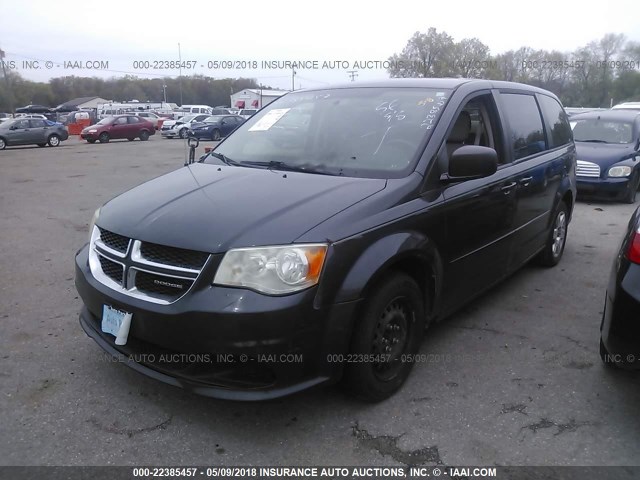 2D4RN4DGXBR731621 - 2011 DODGE GRAND CARAVAN EXPRESS GRAY photo 2