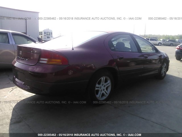 2B3HD56J5XH538477 - 1999 DODGE INTREPID ES RED photo 4