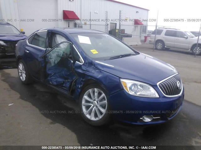 1G4PP5SK8D4170929 - 2013 BUICK VERANO BLUE photo 1