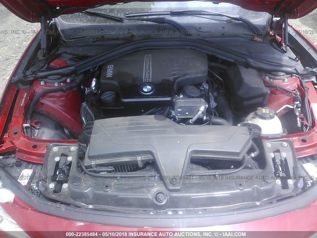 WBA8E3G55GNT78770 - 2016 BMW 328 XI SULEV RED photo 10