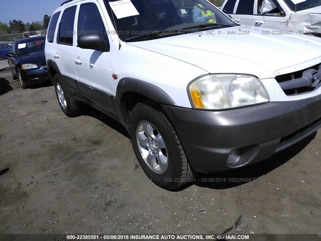 4F2YU09132KM38277 - 2002 MAZDA TRIBUTE LX/ES თეთრი ფოტო 1