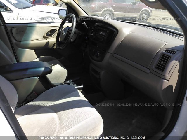 4F2YU09132KM38277 - 2002 MAZDA TRIBUTE LX/ES თეთრი ფოტო 5