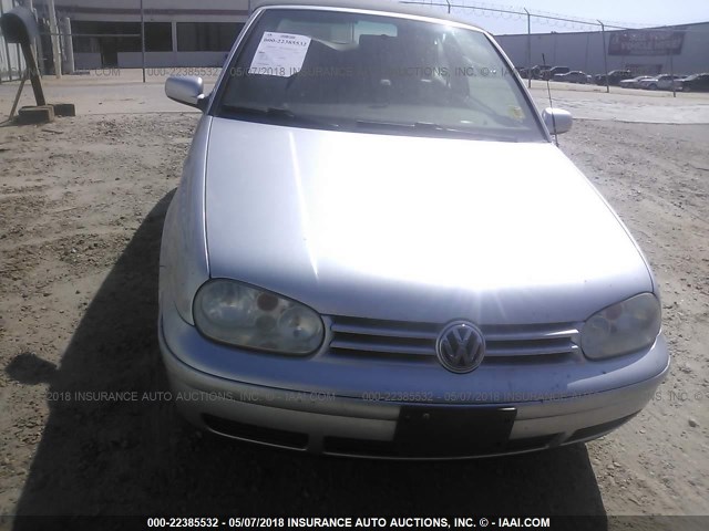 3VWDC21V72M810737 - 2002 VOLKSWAGEN CABRIO GLX 银色 照片 6