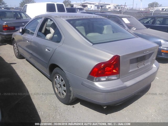 YV1RS61RX22156288 - 2002 VOLVO S60 GOLD photo 3