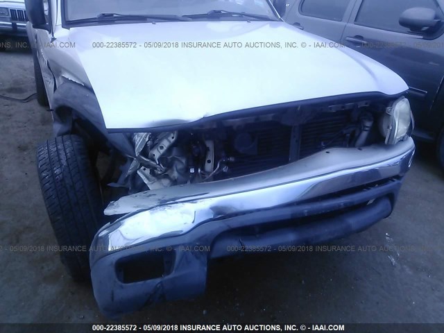 5TEGM92N42Z109001 - 2002 TOYOTA TACOMA DOUBLE CAB PRERUNNER GRAY photo 6