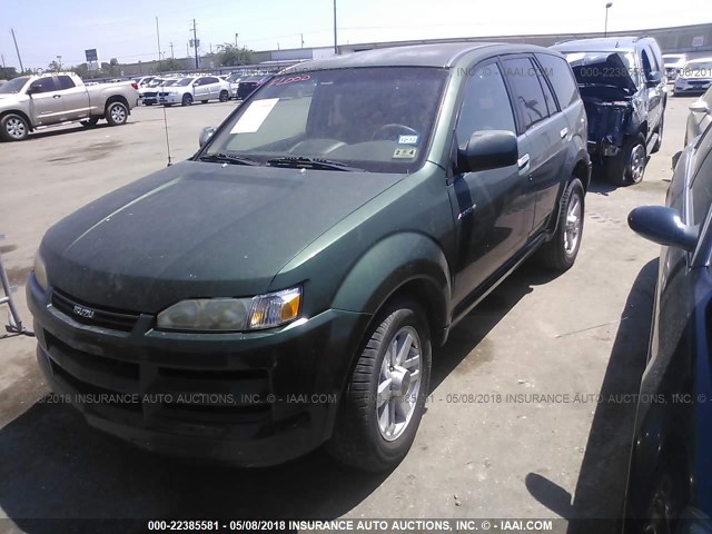 4S2CE58X024606184 - 2002 ISUZU AXIOM XS Yaşıl foto 2