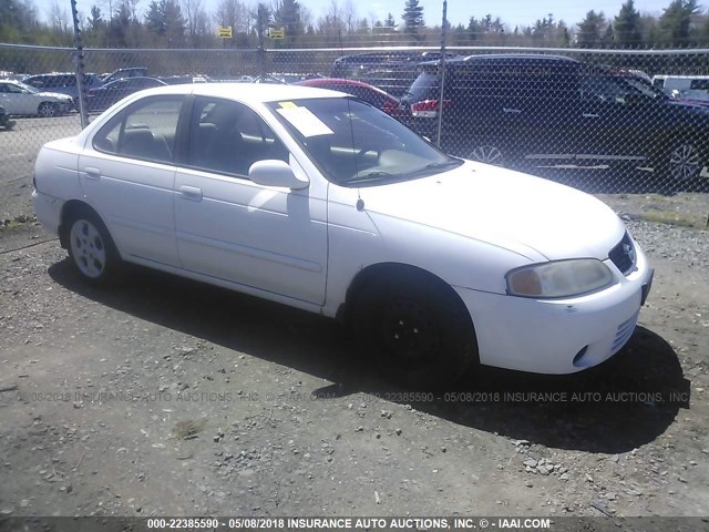 3N1CB51D33L704435 - 2003 NISSAN SENTRA XE/GXE WHITE photo 1