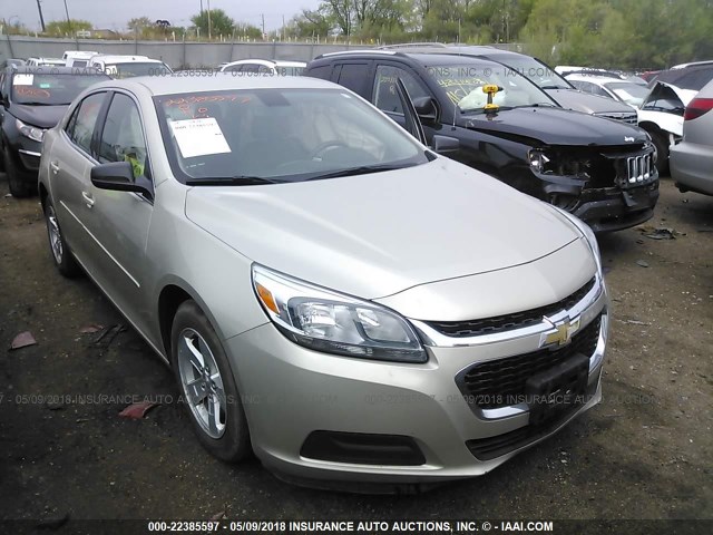 1G11B5SL7FF344801 - 2015 CHEVROLET MALIBU LS GOLD photo 1