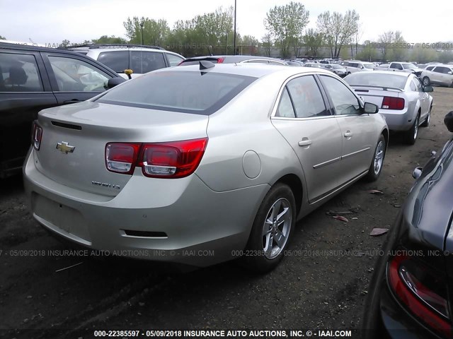 1G11B5SL7FF344801 - 2015 CHEVROLET MALIBU LS GOLD photo 4