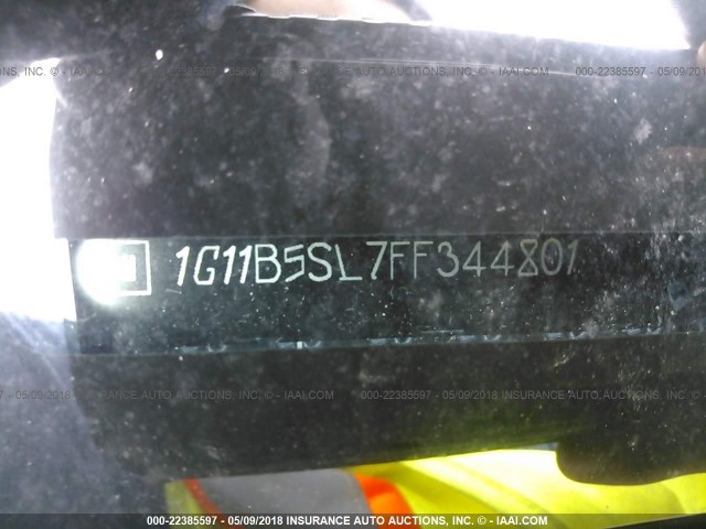 1G11B5SL7FF344801 - 2015 CHEVROLET MALIBU LS GOLD photo 9