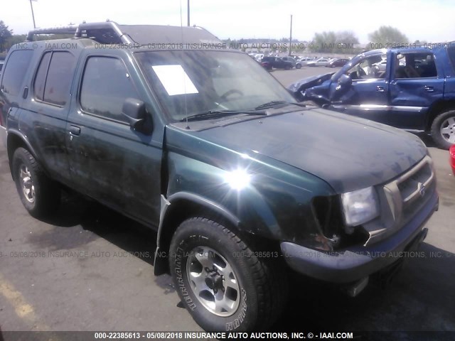 5N1ED28Y1YC543654 - 2000 NISSAN XTERRA XE/SE GREEN photo 1