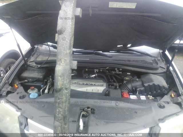 2HNYD28338H527324 - 2008 ACURA MDX TECHNOLOGY BLACK photo 10