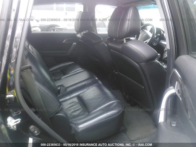 2HNYD28338H527324 - 2008 ACURA MDX TECHNOLOGY BLACK photo 8