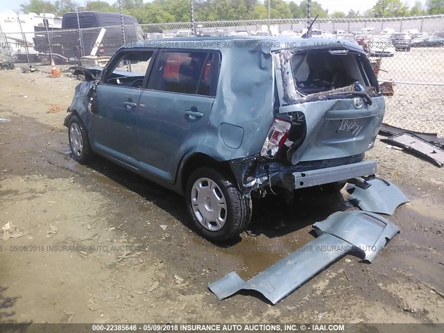 JTLKE50E981033091 - 2008 TOYOTA SCION XB ტალღისფერი ფოტო 3