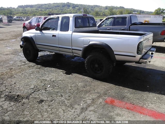 5TEWN72NX4Z415751 - 2004 TOYOTA TACOMA XTRACAB SILVER photo 3