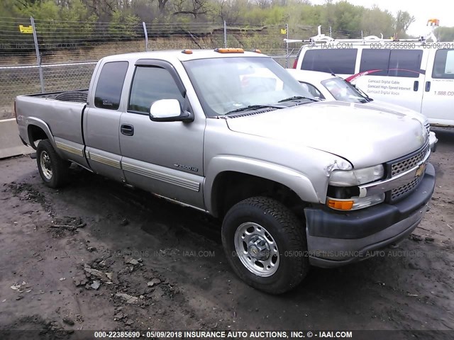 1GCHK29U21E248186 - 2001 CHEVROLET SILVERADO K2500 HEAVY DUTY SILVER photo 1