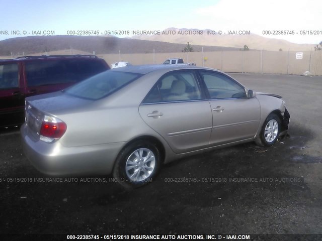 4T1BF30K86U115923 - 2006 TOYOTA CAMRY LE/XLE/SE Qızıl foto 4