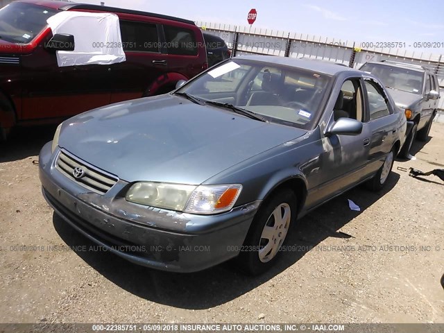 4T1BG22K91U779029 - 2001 TOYOTA CAMRY CE/LE/XLE 绿色 照片 2